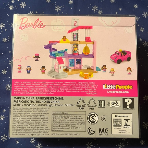 2036 - OTT Fisher-Price Barbie “Little People” Birthday Party Figures Set - Picture 7 of 8